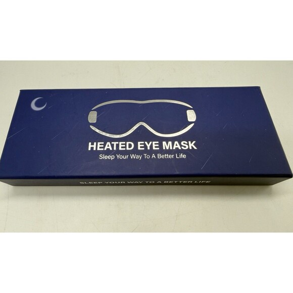 Heated Eye Mask Dry Heat Compress w Flaxseed Warm Temperature Timer Control - Picture 8 of 12